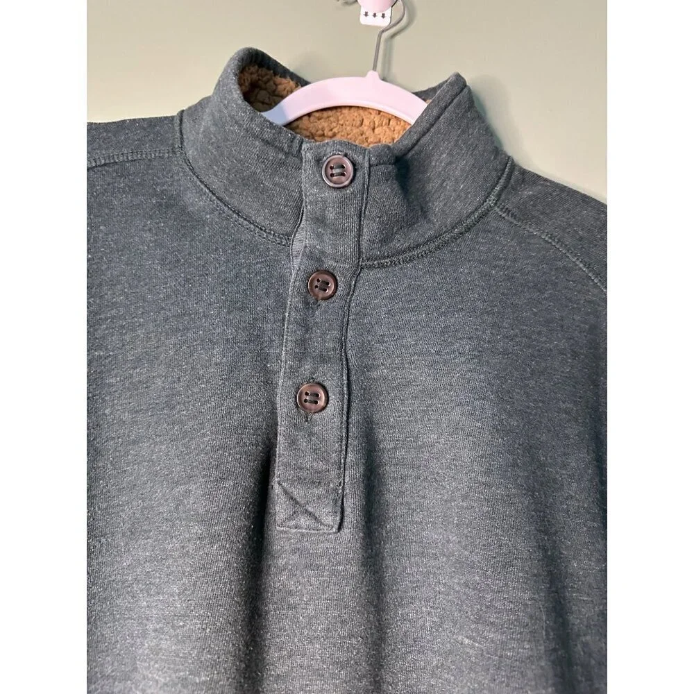 G.H. Bass Men’s XXL 3-Button Knit Sweater Cozy Comfy Fall outdoors utility fall